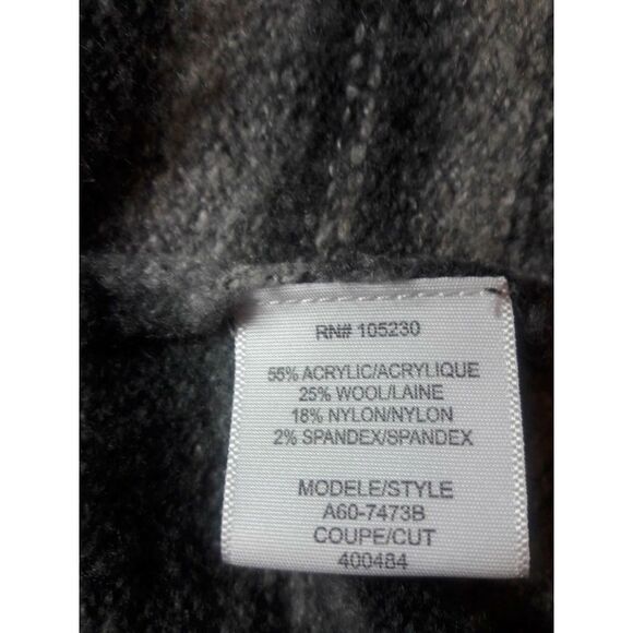 Joie  Cardigan Sweater Sleeveless Pocket Gray Open Front Hooded Size Medium - Picture 7 of 7